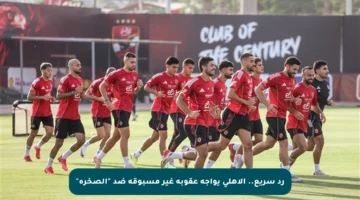 رد سريع.. الأهلي يواجه عقوبة غير مسبوقة ضد “الصخرة”